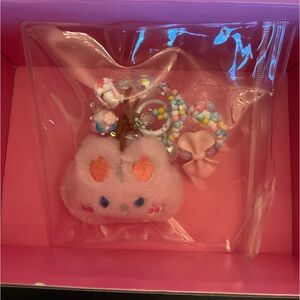 #keychain,keyring,bracelet,plush bunny